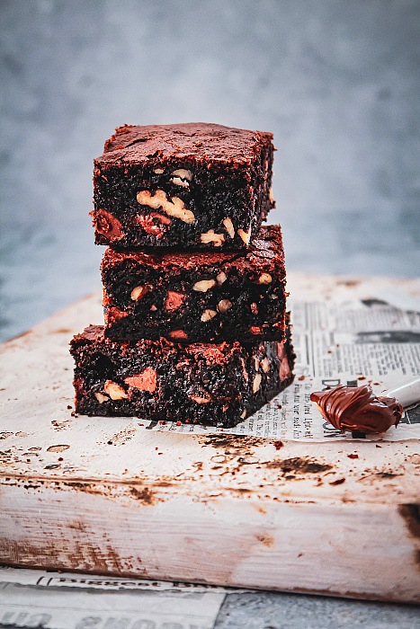 recette de Brownie au chocolat et aux courgettes