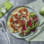 recette de Pizzas naan au bleu