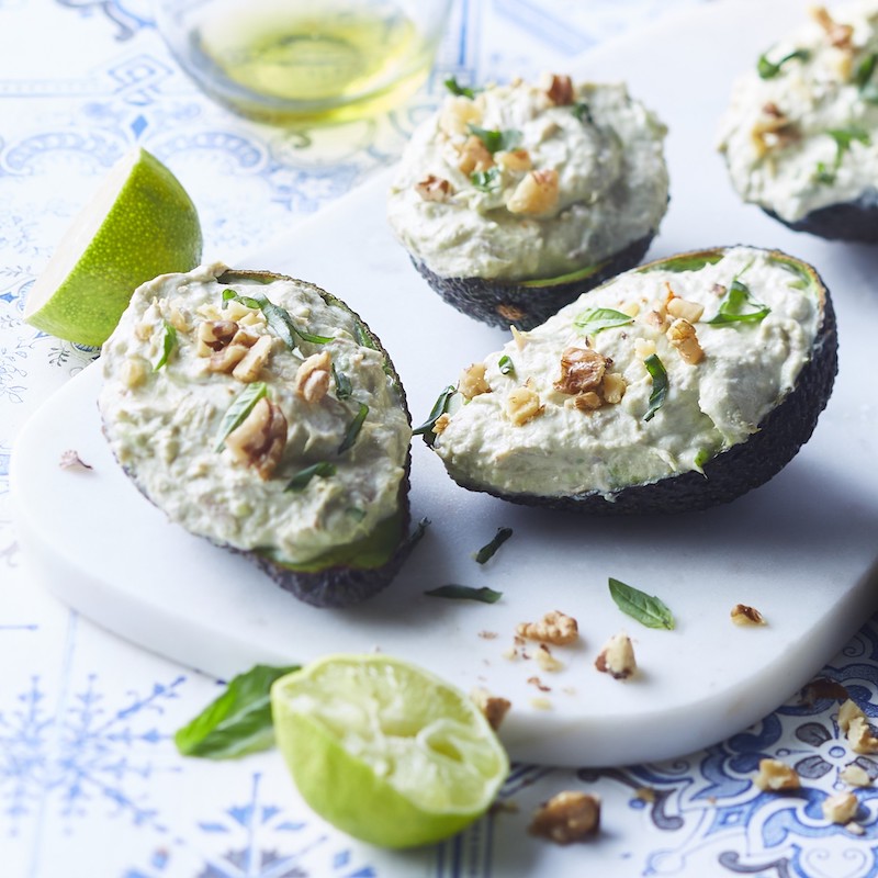 recette d'Avocat au thon et fromage frais