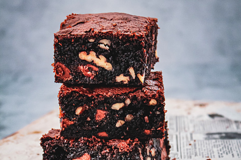 Brownie au chocolat et aux courgettes