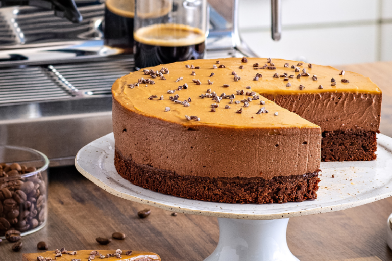 Gâteau mousseux chocolat-café