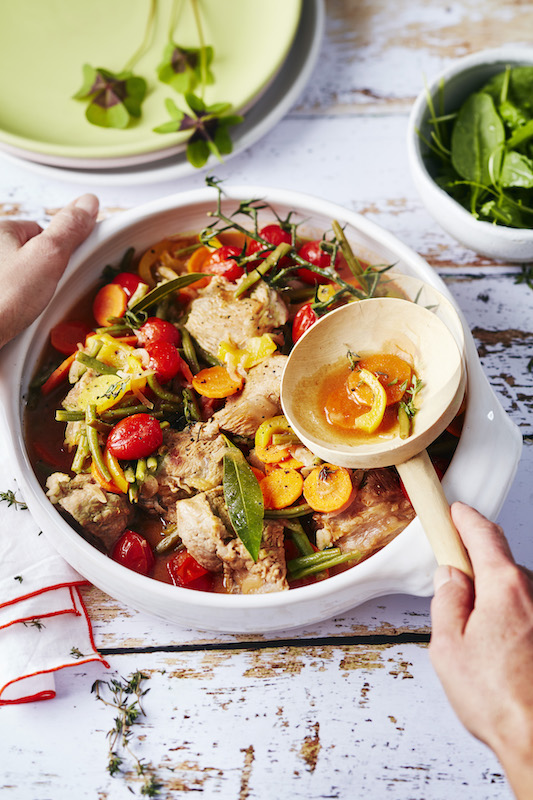 recetet de Sauté de veau aux petits légumes