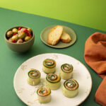 recette de Roulés apéritifs au concombre et saumon
