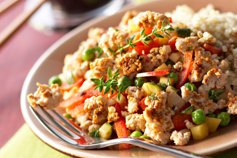 Porc aux légumes printaniers