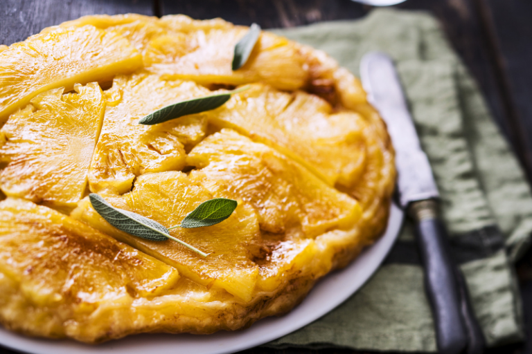 Tatin d’ananas au gingembre