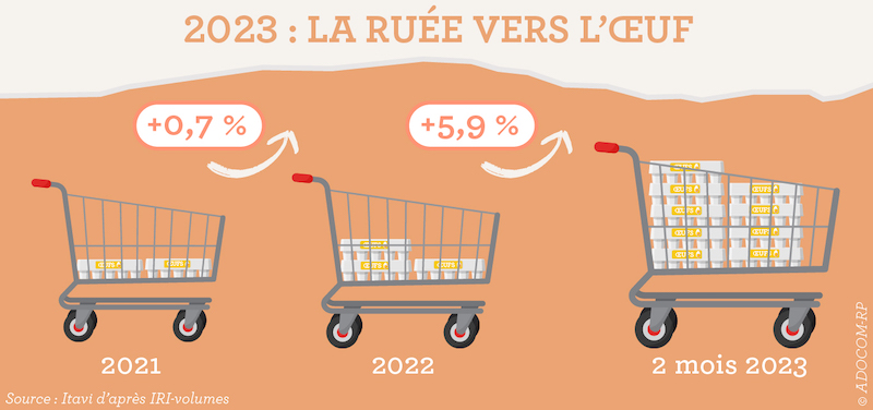 Evolution du marché de l'oeuf