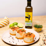 recette de Mini cheesecakes au saumon fumé
