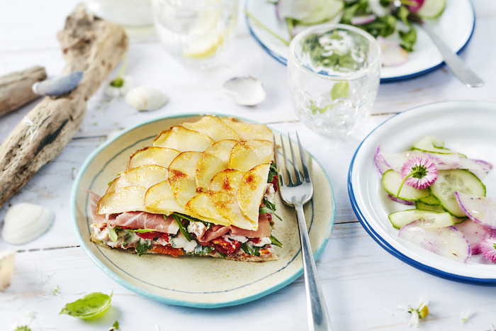 Piadina de pommes de terre primeurs