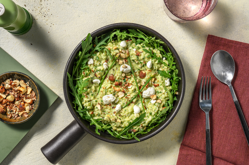 recette de Risotto au pesto d’ail des ours