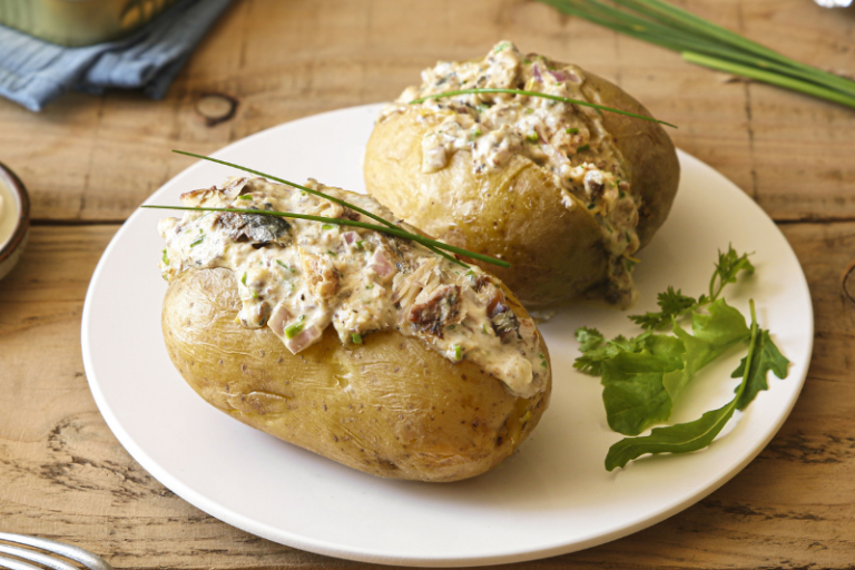 Pommes de terre farcies aux sardines
