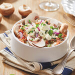 recette de Salade grecque aux champignons