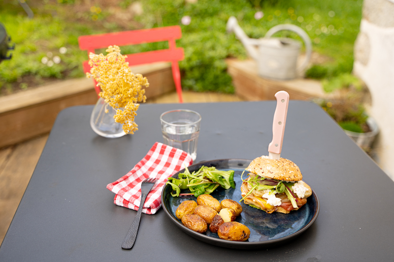 recette de Burger de légumes à l’artichaut à la plancha