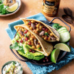 recette de Naans au curry de pois chiches