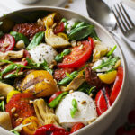 recette de Salade méditerranéenne à l’ail confit