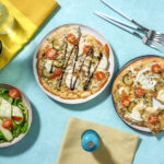recette de Pizza bianca à la mozzarella et aux courgettes