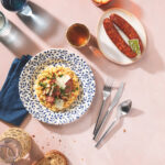 recette de Risotto de Fregola à la saucisse Montbéliard