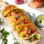 recette de Tacos de saumon de Norvège mariné