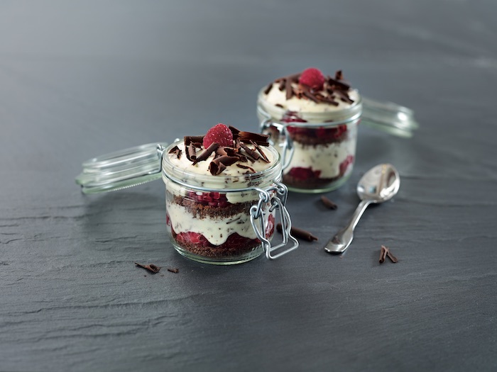 Tiramisu framboise et stracciatella