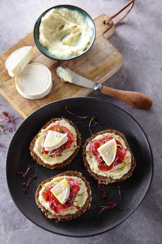 recette de Tartinade d’artichauts au Cabécou du Périgord