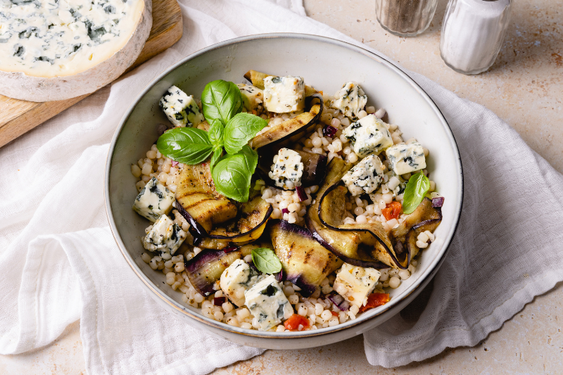 Salade de couscous perlé à la Fourme