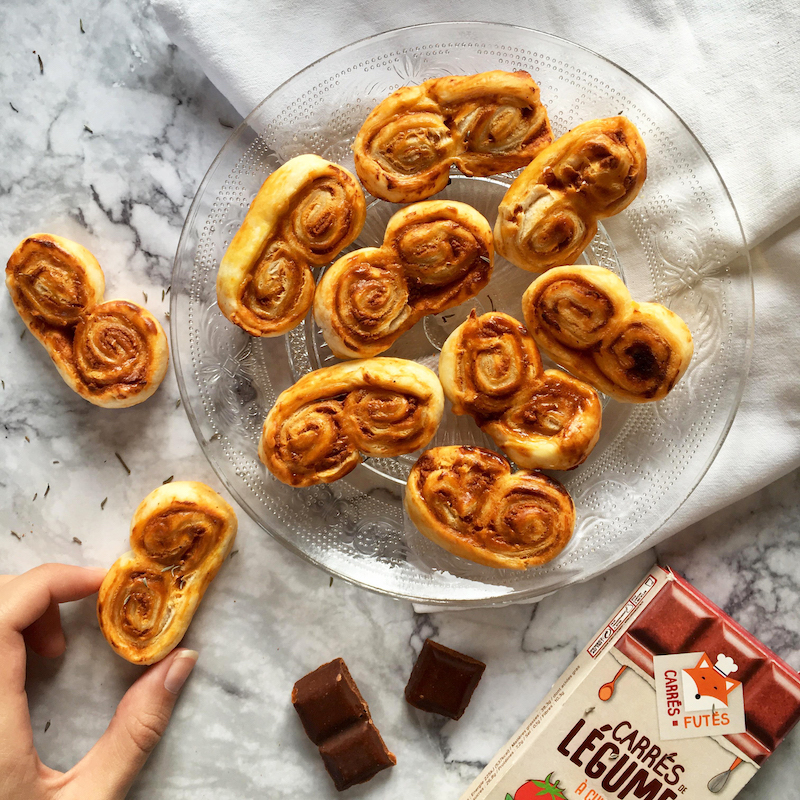 Feuilletés à la tomate