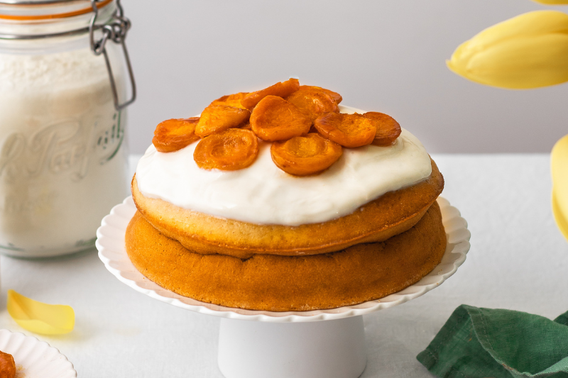 Gâteau au yaourt à l’abricot