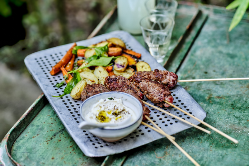 Brochettes d’agneau façon kefta