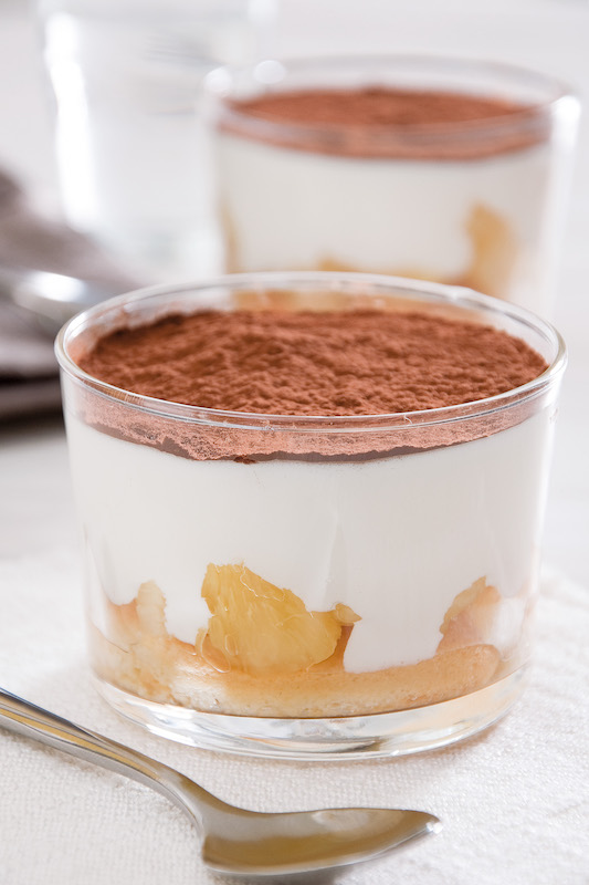 recette de Verrines de tiramisu à l’ananas