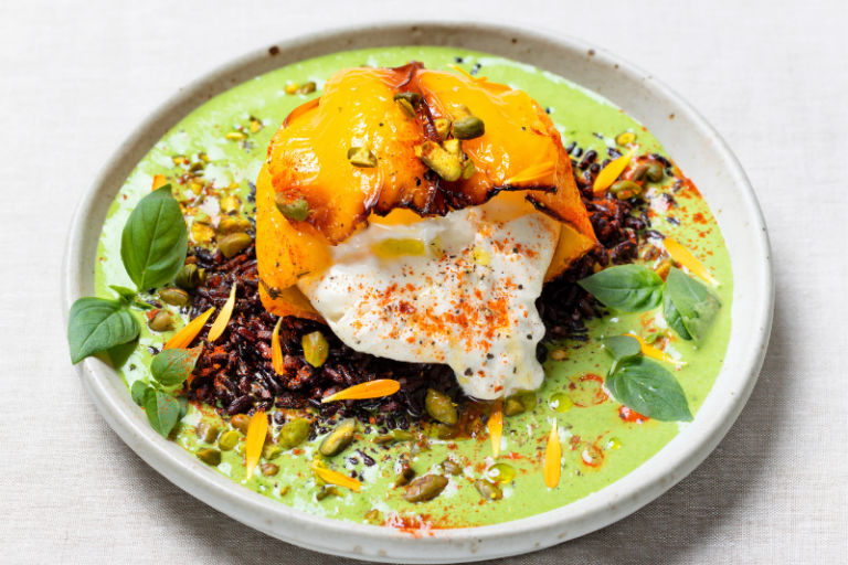 Poivrons rôtis farcis à la burrata