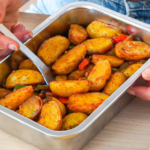 Pommes de terre et poivrons rôtis