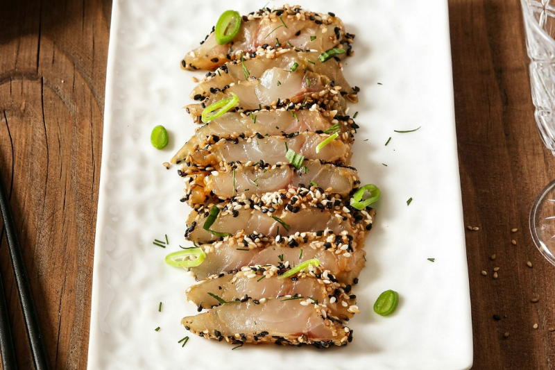 Tataki de dorade grise