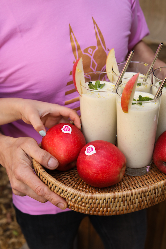 recette de Smoothies aux pommes Pink Lady