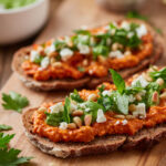recette de Toasts gourmands au trio de poivrons