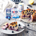 recette de Gâteau au Skyr myrtilles et citron