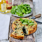recette de Quiche sans pâte aux épinards