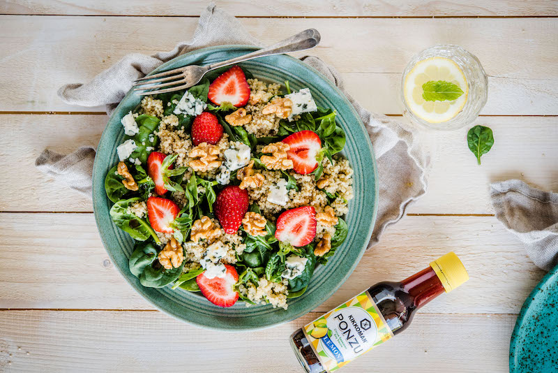 recette de Salade de quinoa au Roquefort