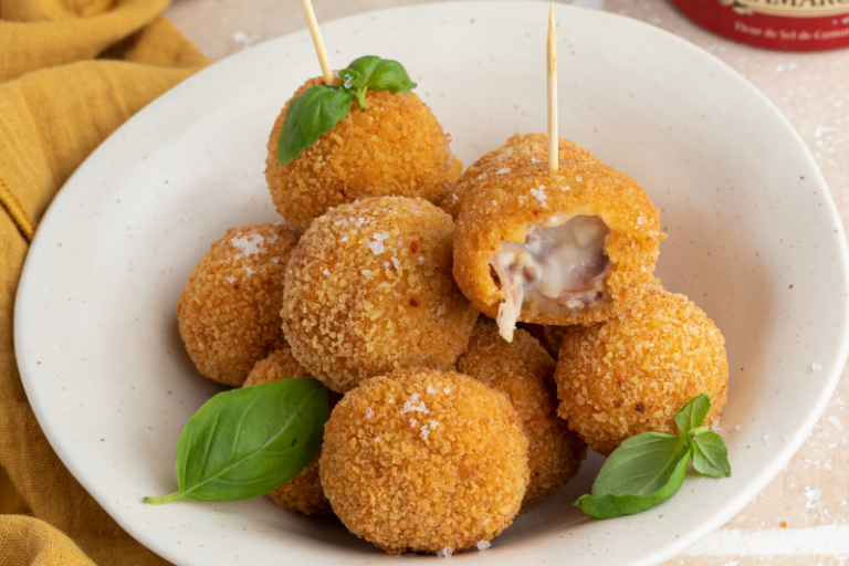 Croquettes au jambon fumé et Parmesan