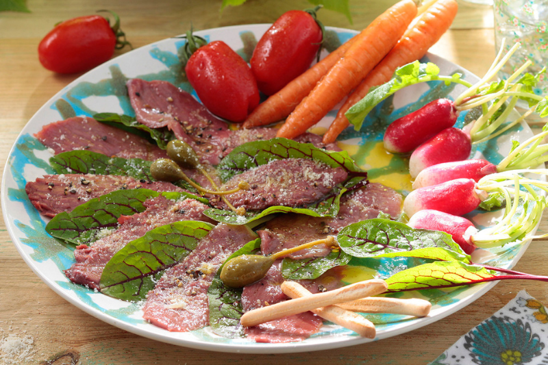 Carpaccio de magret de canard