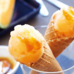 Sorbet de melon au gingembre confit