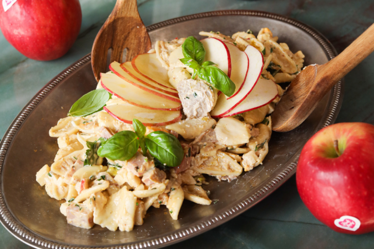 Salade de pâtes au thon et pommes