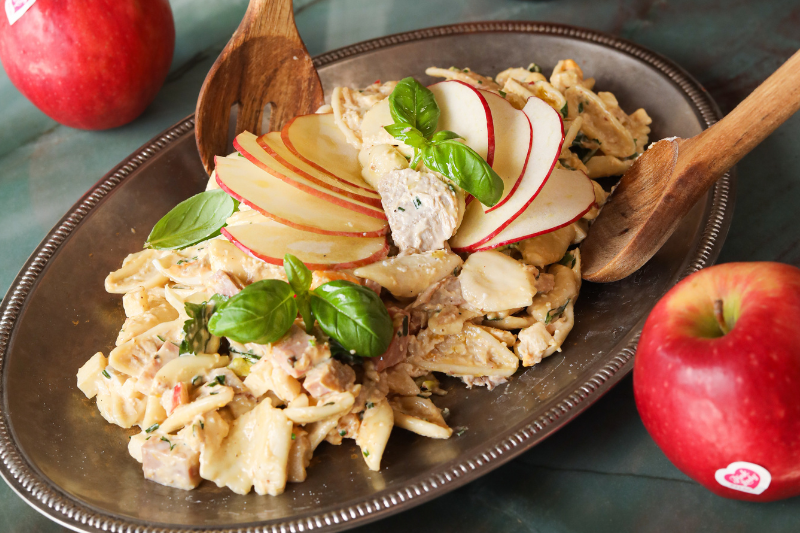 Salade de pâtes au thon et pommes