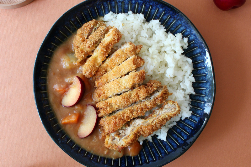 Curry japonais aux prunes rouges