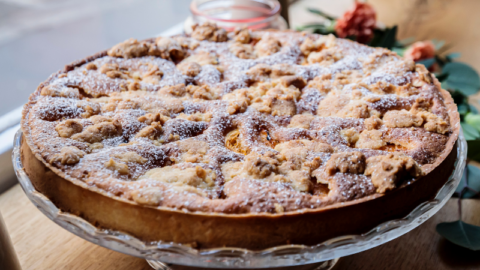Tarte amandine aux abricots