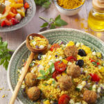 recette de Couscous aux légumes d’été et falafels