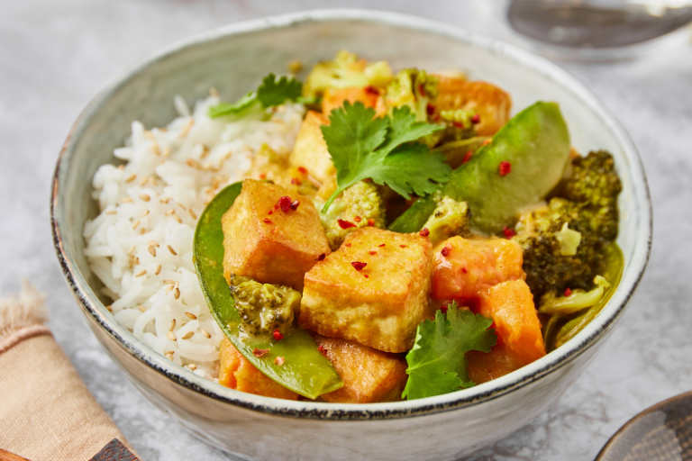 Curry vert de tofu