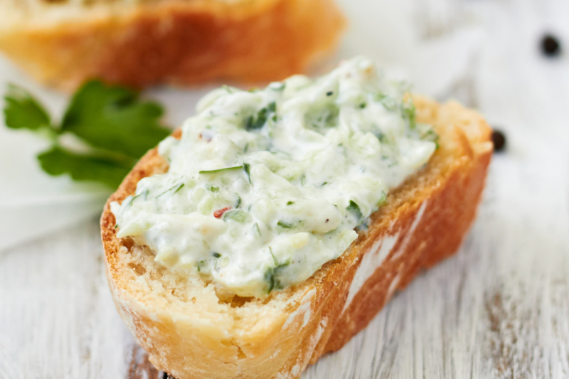 Tzatziki au brebis et au concombre