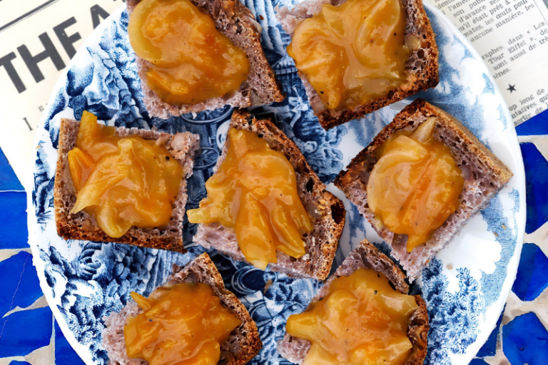 Chutney de prunes jaunes aux épices