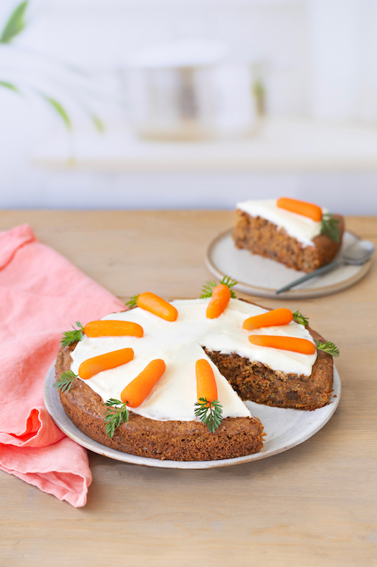 recette de Carrot cake aux baby carottes