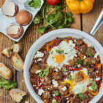 recette de Shakshuka à l’épaule d’agneau grillée