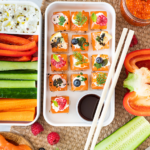 recette de Sushis cubes au saumon fumé